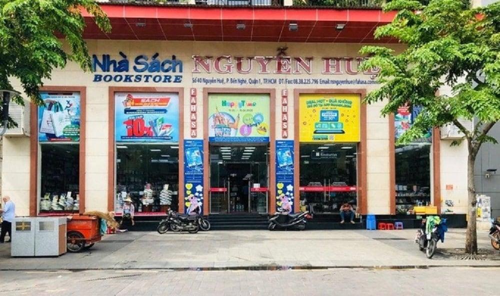 Nguyen Hue Bookstore - situated at the 1st floor of The Cafe Apartments
